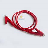 Dây kẹp cá sấu loại tốt dài 1m (màu đỏ)